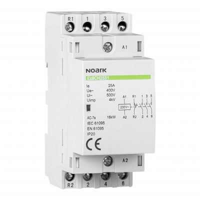 Ex9CH25 40 230V 50/60Hz Stycznik instalacyjny 25A 230V styki 4NO 102412 NOARK (102412)