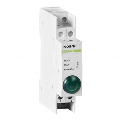 Ex9PD1g 230V AC/DC Lampka sygnalizacyjna 230V AC/DC 1 zielony LED 102443 NOARK (102443)