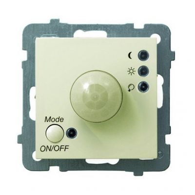 AS Elektroniczny czujnik ruchu kolor ecru ŁP-16G/m/27 OSPEL (ŁP-16G/m/27)