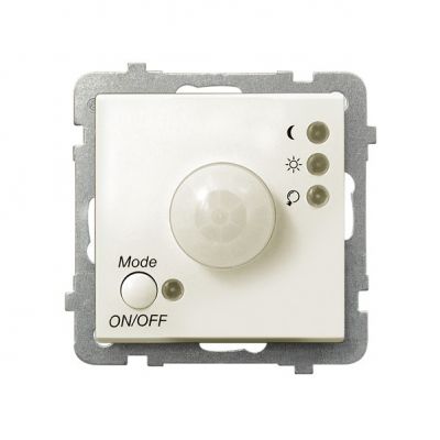 SONATA Elektroniczny czujnik ruchu kolor ecru ŁP-16R/m/27 OSPEL (ŁP-16R/m/27)