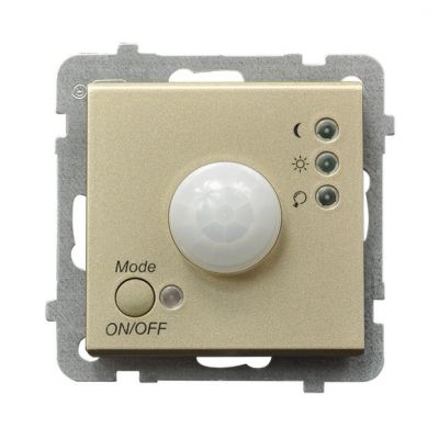 SONATA Elektroniczny czujnik ruchu kolor szampański złoty ŁP-16R/m/39 OSPEL (ŁP-16R/m/39)