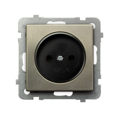SONATA NOWE SREBRO Gniazdo pojedyncze kolor nowe srebro GP-1RM/m/44 OSPEL (GP-1RM/m/44)