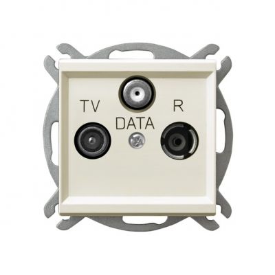 SONATA Gniazdo antenowe RTV-DATA kolor ecru GPA-RD/m/27 OSPEL (GPA-RD/m/27)