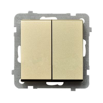 SONATA Łącznik podwójny schodowy kolor szampański złoty ŁP-10R/m/39 OSPEL (ŁP-10R/m/39)