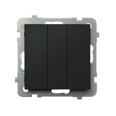 SONATA Łącznik potrójny kolor czarny metalik ŁP-13R/m/33 OSPEL (ŁP-13R/m/33)