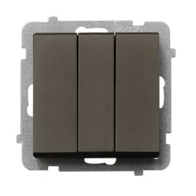 SONATA Łącznik potrójny kolor czekoladowy metalik ŁP-13R/m/40 OSPEL (ŁP-13R/m/40)