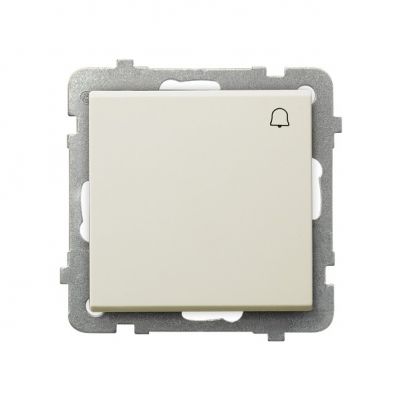 SONATA Przycisk zwierny /dzwonek/ kolor ecru ŁP-6R/m/27 OSPEL (ŁP-6R/m/27)