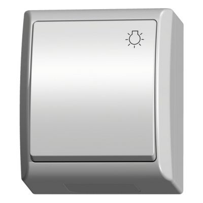 FALA Przycisk zwierny /światło/ kolor biały ŁNH-5H/00 OSPEL (ŁNH-5H/00)
