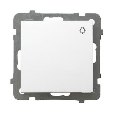 AS Przycisk zwierny /światło/ kolor biały ŁP-5G/m/00 OSPEL (ŁP-5G/m/00)