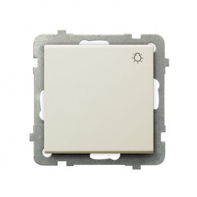 SONATA Przycisk zwierny /światło/ kolor ecru ŁP-5R/m/27 OSPEL (ŁP-5R/m/27)