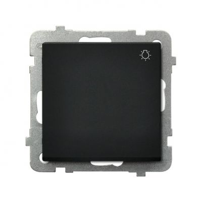 SONATA Przycisk zwierny /światło/ kolor czarny metalik ŁP-5R/m/33 OSPEL (ŁP-5R/m/33)