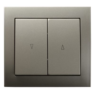 KIER Przycisk żaluzjowy zwierny  kolor satyna light ŁP-7W/45 OSPEL (ŁP-7W/45)