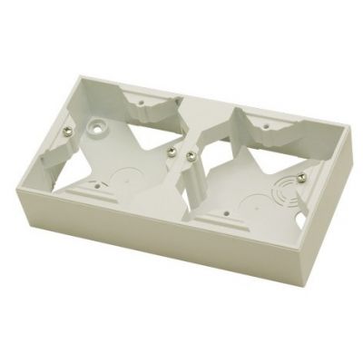 AS Puszka instalacyjna do serii As podwójna kolor ecru PNP-2G/27 OSPEL (PNP-2G/27)