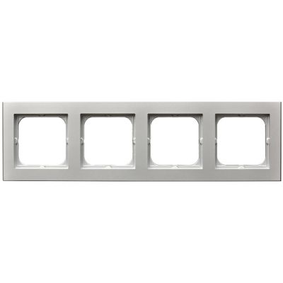 SONATA Ramka poczwórna kolor srebro mat R-4R/38 OSPEL (R-4R/38)