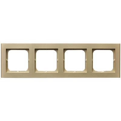 SONATA Ramka poczwórna kolor szampański złoty R-4R/39 OSPEL (R-4R/39)