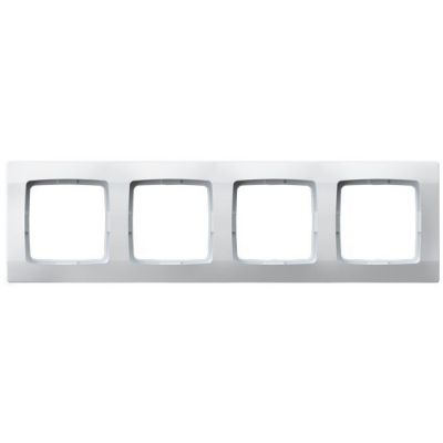 KARO Ramka poczwórna kolor biały R-4S/00 OSPEL (R-4S/00)
