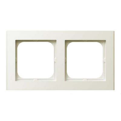 SONATA Ramka podwójna kolor ecru R-2R/27 OSPEL (R-2R/27)