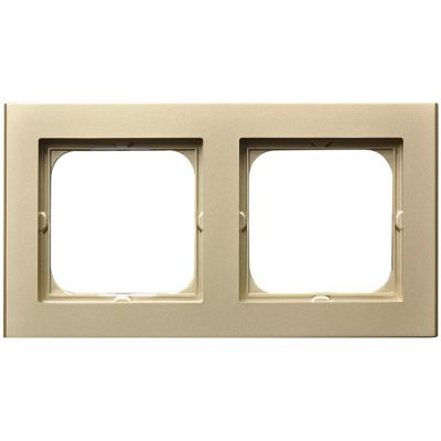 SONATA Ramka podwójna kolor szampański złoty R-2R/39 OSPEL (R-2R/39)