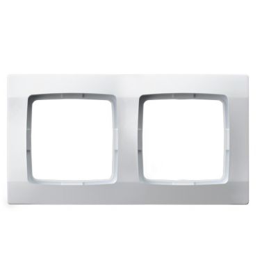 KARO Ramka podwójna kolor biały R-2S/00 OSPEL (R-2S/00)