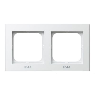 SONATA Ramka podwójna do łączników IP44 kolor biały RH-2R/00 OSPEL (RH-2R/00)