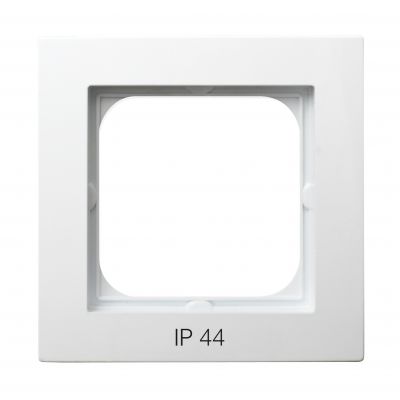 AS Ramka pojedyncza do łączników IP44 kolor biały RH-1G/00 OSPEL (RH-1G/00)