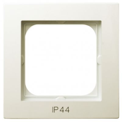 AS Ramka pojedyncza do łączników IP44 kolor ecru RH-1G/27 OSPEL (RH-1G/27)