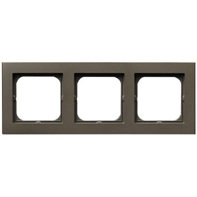 SONATA Ramka potrójna kolor czekoladowy metalik R-3R/40 OSPEL (R-3R/40)