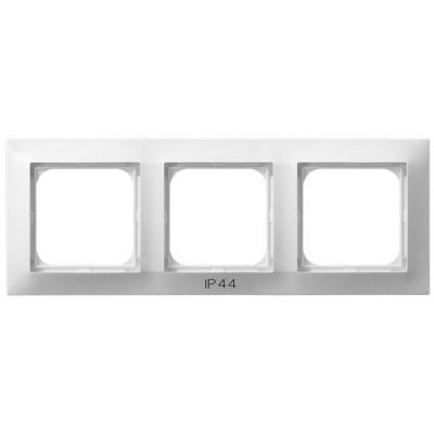 IMPRESJA Ramka potrójna do łączników IP44 kolor biały RH-3Y/00 OSPEL (RH-3Y/00)