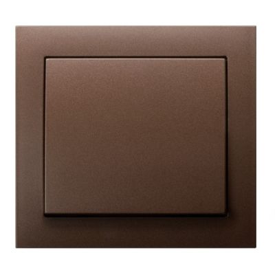 KIER Łącznik pojedynczy jednobiegunowy  kolor brązowy metalik ŁP-1W/52 OSPEL (ŁP-1W/52)