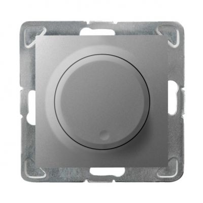 IMPRESJA Ściemniacz uniwersalny do obciążenia żarowego halogenowego oraz LED kolor srebro ŁP-8YL2/m/18 OSPEL (ŁP-8YL2/m/18)