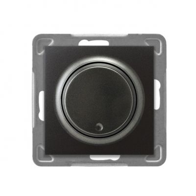 IMPRESJA Ściemniacz uniwersalny do obciążenia żarowego halogenowego oraz LED kolor antracyt ŁP-8YL2/m/50 OSPEL (ŁP-8YL2/m/50)