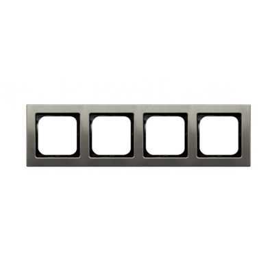 SONATA STAL INOX Ramka poczwórna kolor stal inox R-4RM/37 OSPEL (R-4RM/37)