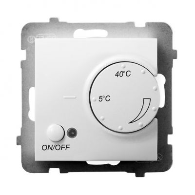 ARIA Regulator temperatury z czujnikiem napowietrznym kolor biały RTP-1UN/m/00 OSPEL (RTP-1UN/m/00)