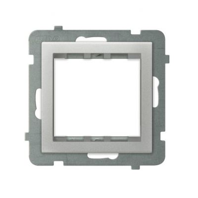 SONATA Adapter podtynkowy systemu OSPEL 45 do serii Sonata kolor srebro mat AP45-1R/m/38 OSPEL (AP45-1R/m/38)