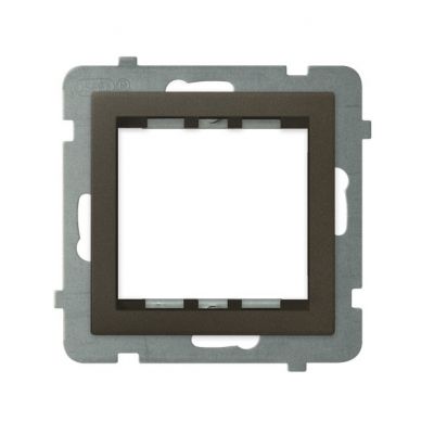 SONATA Adapter podtynkowy systemu OSPEL 45 do serii Sonata kolor czekoladowy metalik AP45-1R/m/40 OSPEL (AP45-1R/m/40)