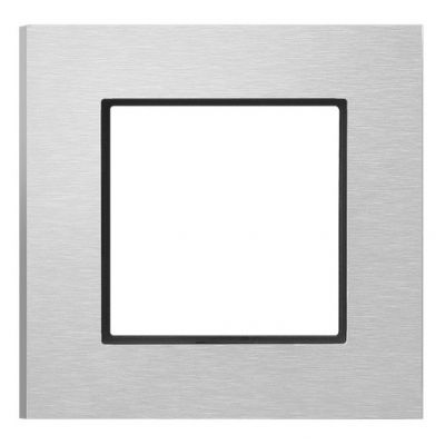 ARIA Ramka pojedyncza kolor szczotkowane aluminium R-1UAC/62/25 OSPEL (R-1UAC/62/25)
