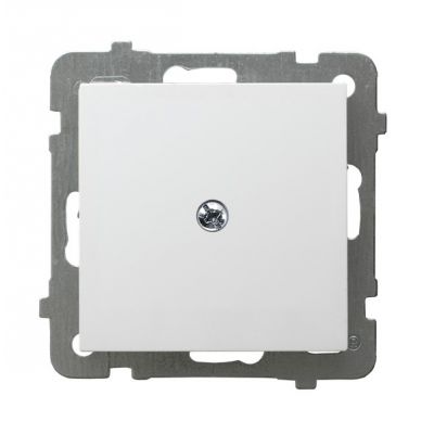 AS ANTYBAKTERYJNY Zaślepka produkt zawiera nanocząsteczki srebra kolor biały Z-1GA/m/00 OSPEL (Z-1GA/m/00)