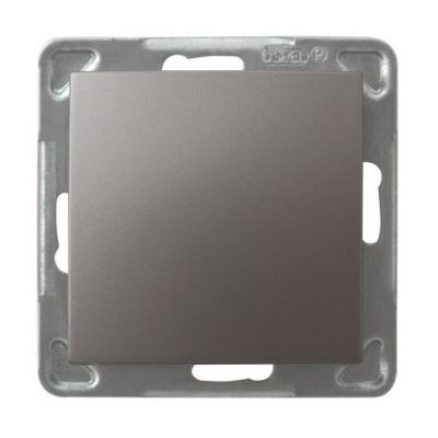 IMPRESJA Przycisk zwierny kolor tytan ŁP-21Y/m/23 OSPEL (ŁP-21Y/m/23)