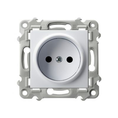 SZAFIR Gniazdo pojedyncze kolor biały GP-1Z/m/00 OSPEL (GP-1Z/m/00)