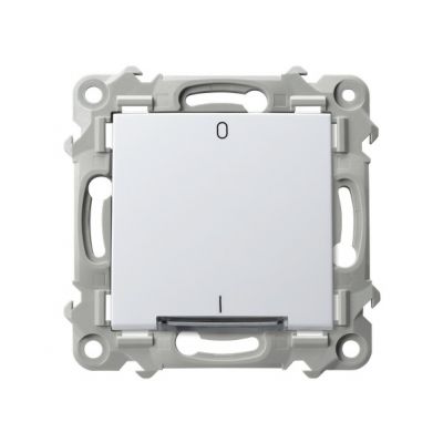 SZAFIR Łącznik dwubiegunowy z podświetleniem białym kolor biały ŁP-11ZS/m/00 OSPEL (ŁP-11ZS/m/00)