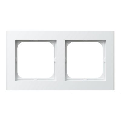 SONATA Ramka podwójna kolor biały mat R-2R/75 OSPEL (R-2R/75)