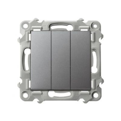 SZAFIR Łącznik potrójny kolor szary mat ŁP-13Z/m/70 OSPEL (ŁP-13Z/m/70)