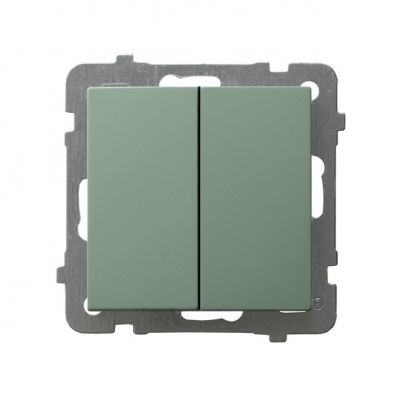 AS Łącznik podwójny krzyżowy - kolor zielony mat (ŁP-19G/m/84)