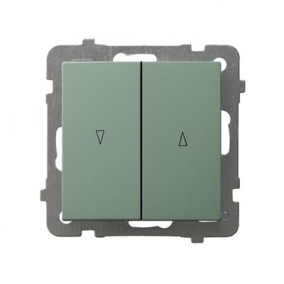 AS Łącznik żaluzjowy z blokadą mechaniczną - kolor zielony mat (ŁP-7GB/m/84)
