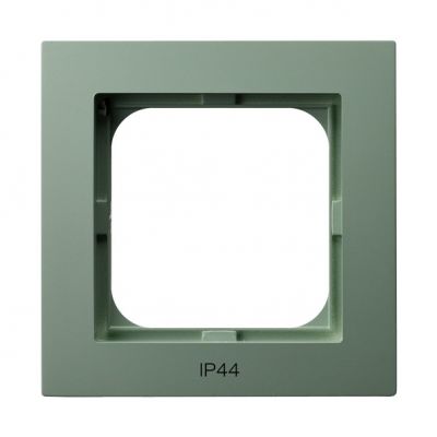 AS Ramka pojedyncza do łączników IP-44 - kolor zielony mat (RH-1G/84)