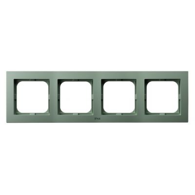 AS Ramka poczwórna do łączników IP-44 - kolor zielony mat (RH-4G/84)
