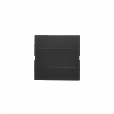 Simon 54 Zaślepka ramki bez mostka - mocowanie tylko na zatrzask do ramki. Do modułów wewnętrznych w ramkach wielokrotnych czarny DP/49 KONTAKT (DP/49)