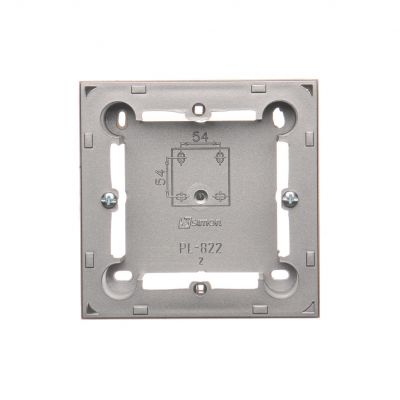 puszki instal. Puszka natynkowa płytka (31mm) pojedyncza stal inox MPN1/21 KONTAKT (MPN1/21)