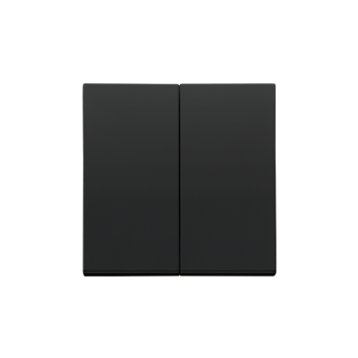 Simon 55 Klawisz podwójny do: SW5M SP2M Czarny mat KONTAKT (TKW5/149)