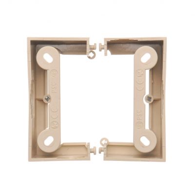 puszki instal. Puszka natynkowa głęboka (40mm) pojedyncza składana beż PSC/12 KONTAKT (PSC/12)